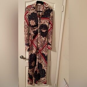 Chic Paisley Maxi Dress. Petersyn collection